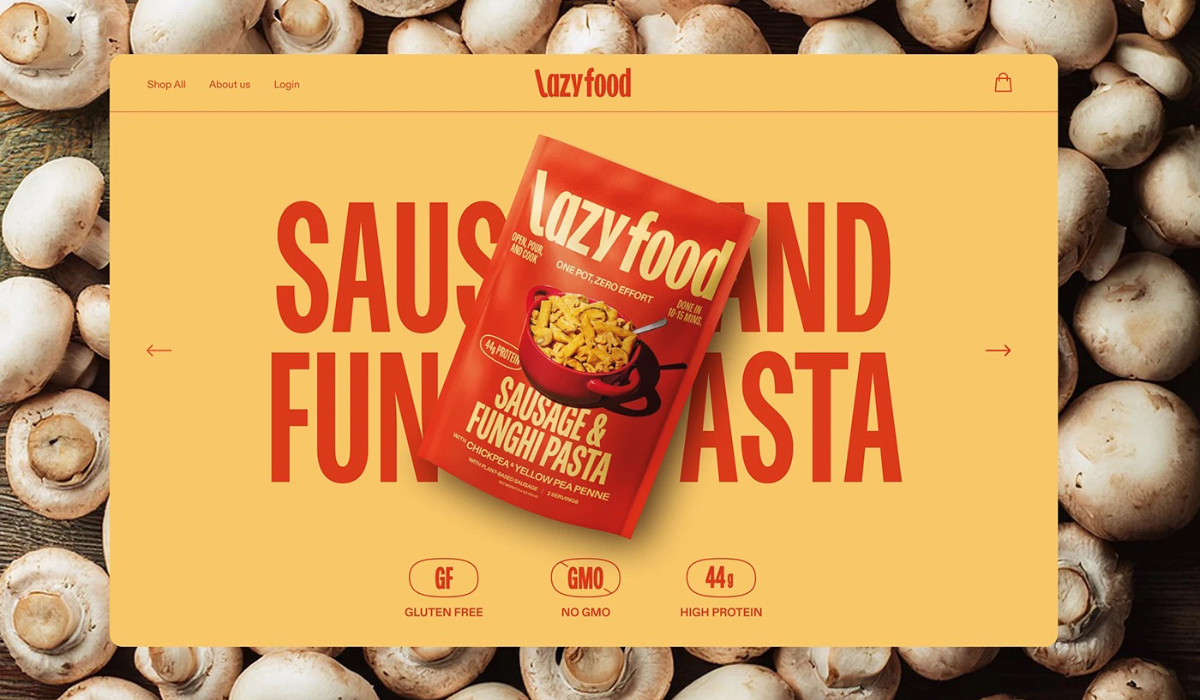 Can lazy be a brand strength lazyfood thinks so 00011