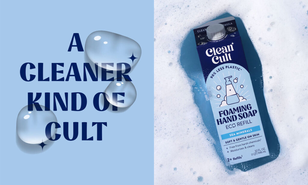 Cleancult rebrands as bold refill first system 09