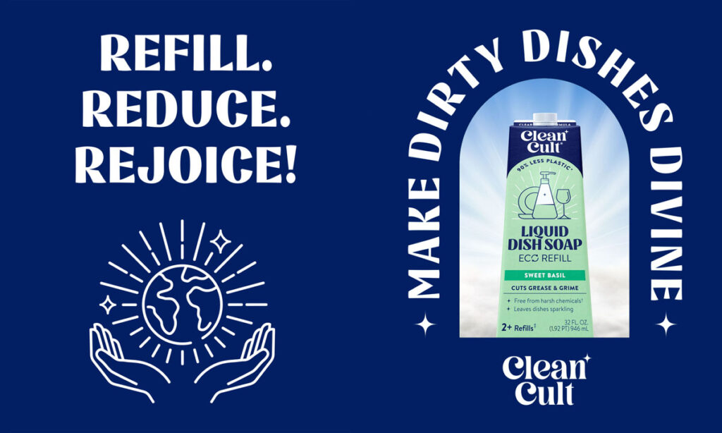 Cleancult rebrands as bold refill first system 12